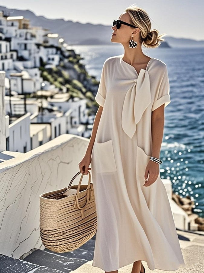 Mireille Flowy Summer Cotton Dress