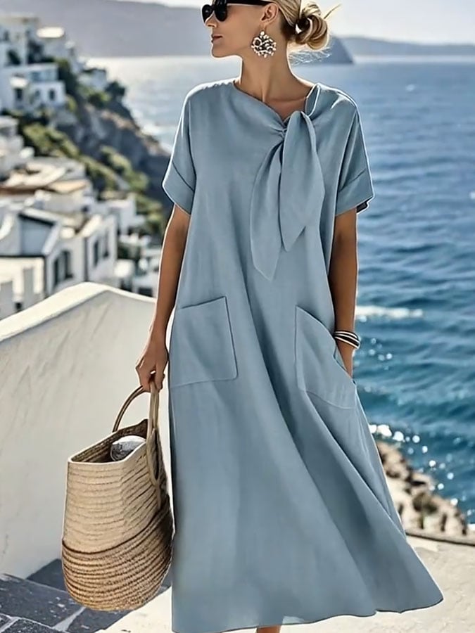 Mireille Flowy Summer Cotton Dress