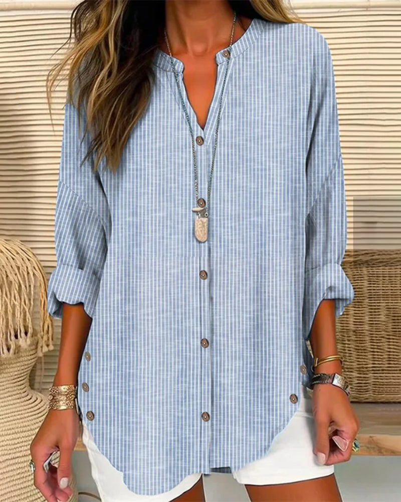 Valerie Chic Striped Top