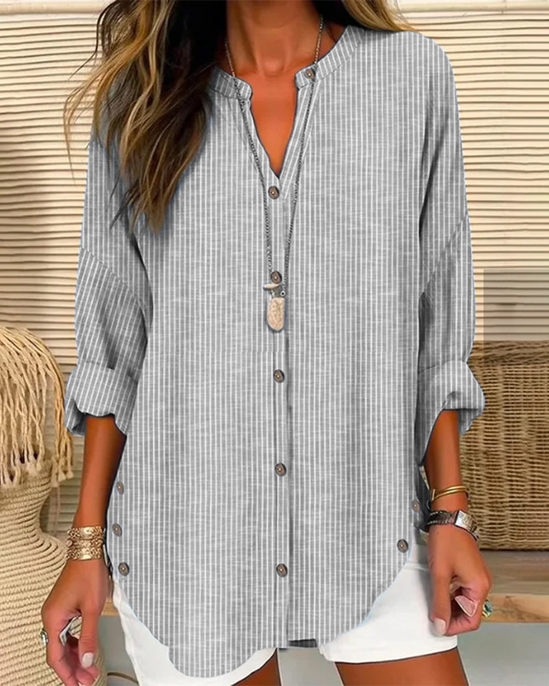 Valerie Chic Striped Top