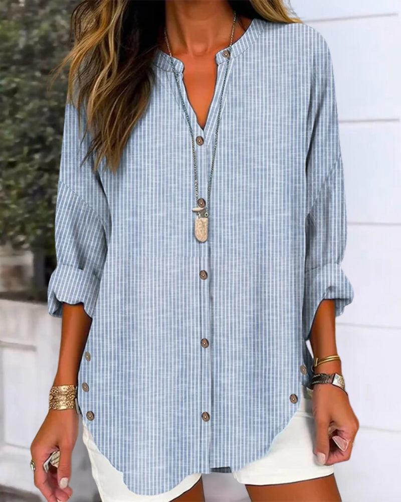 Valerie Chic Striped Top
