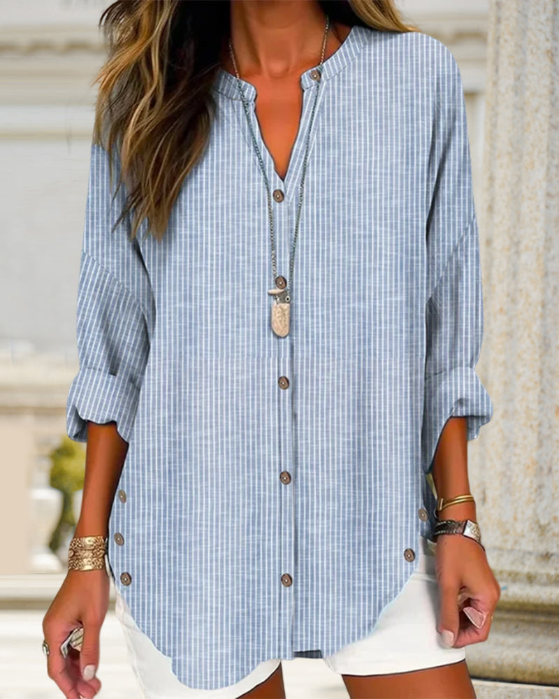 Valerie Chic Striped Top