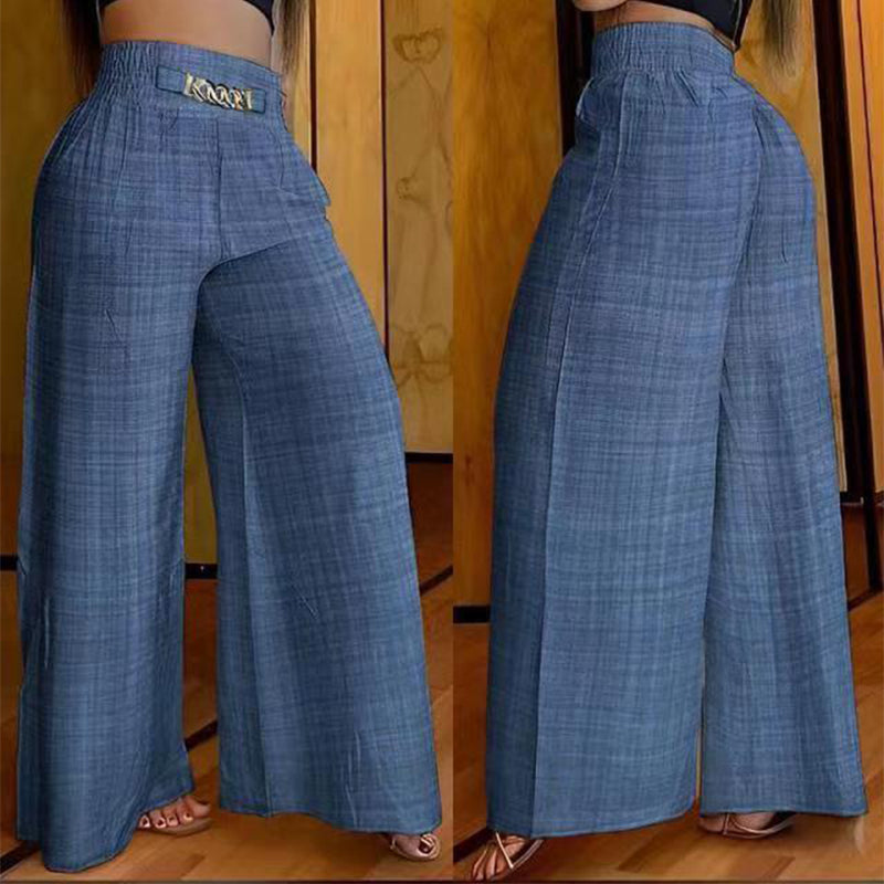 Évelyne Sculpting High-Waisted Wide-Leg Pants