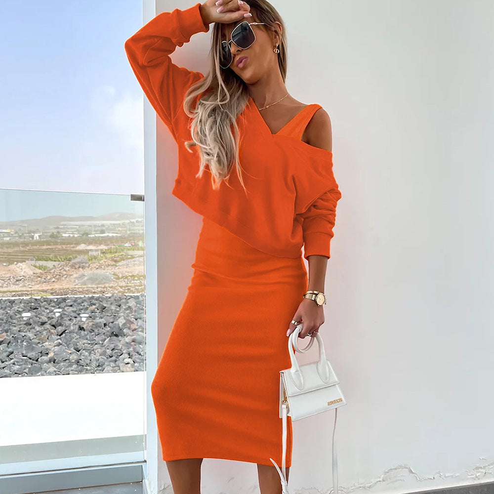 Valérie Dress & Sweatshirt Set