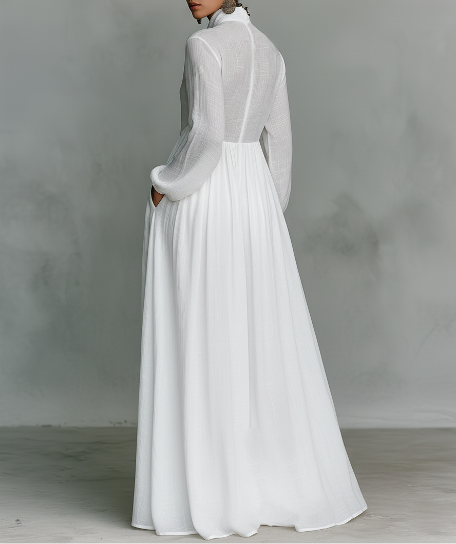 Élisa Refined Minimalist Maxi Dress