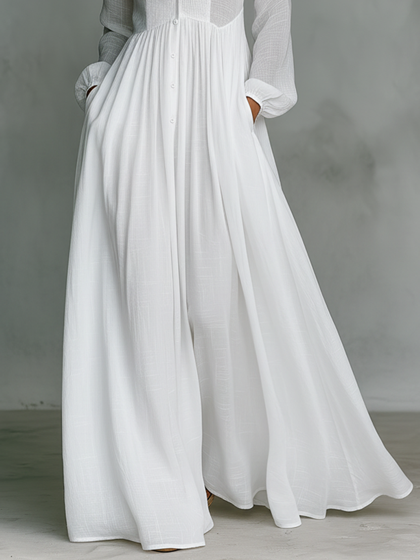 Élisa Refined Minimalist Maxi Dress