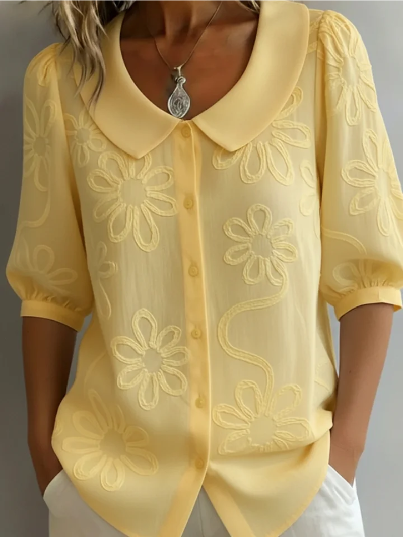 Sara Comfy Floral Blouse