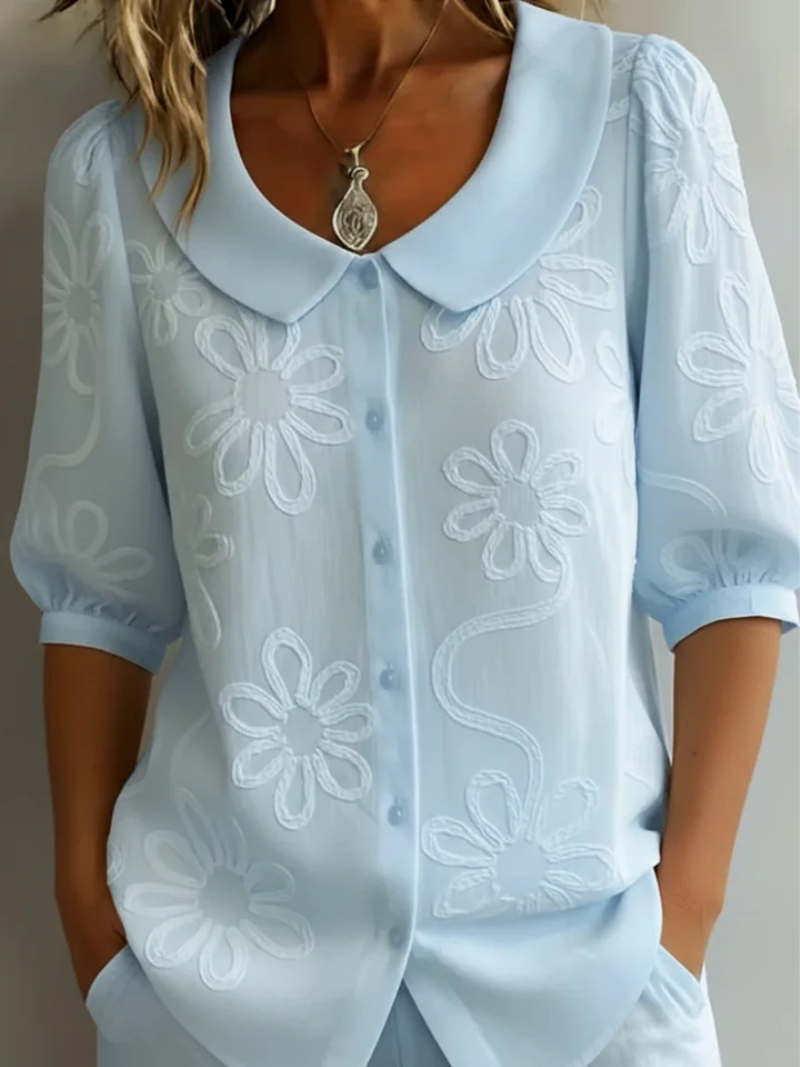 Sara Comfy Floral Blouse