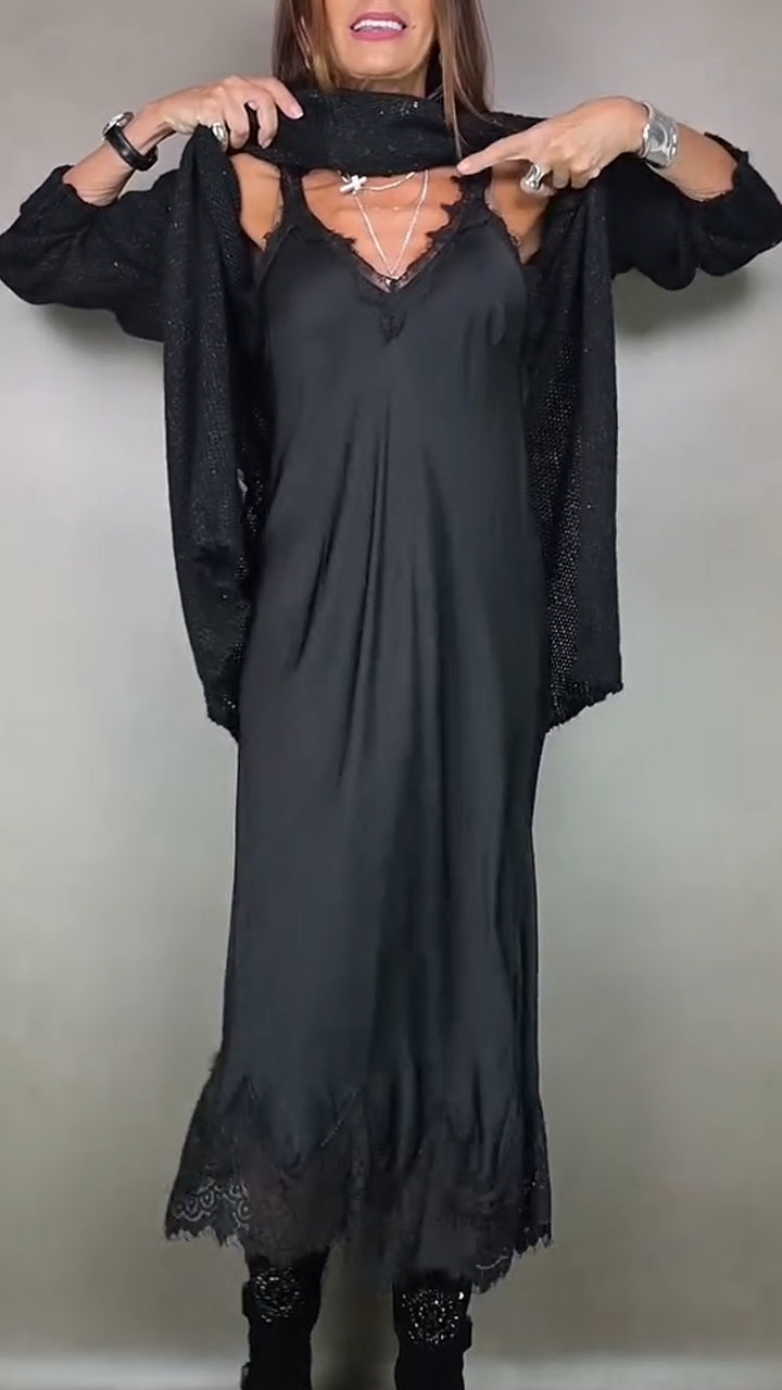 Anarise Elegant Maxi Dress