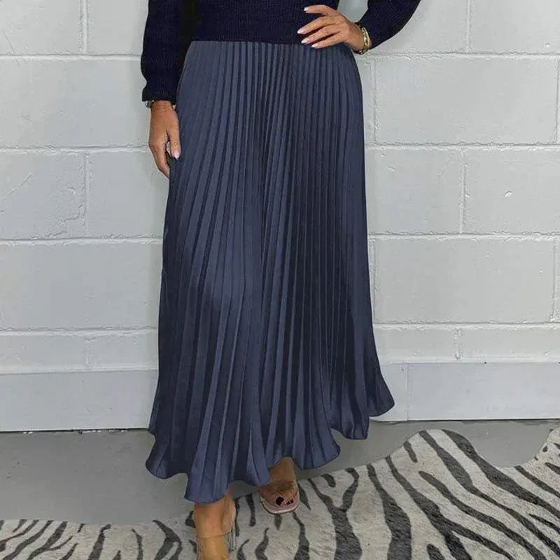 Claudia Elegant Pleated Dress