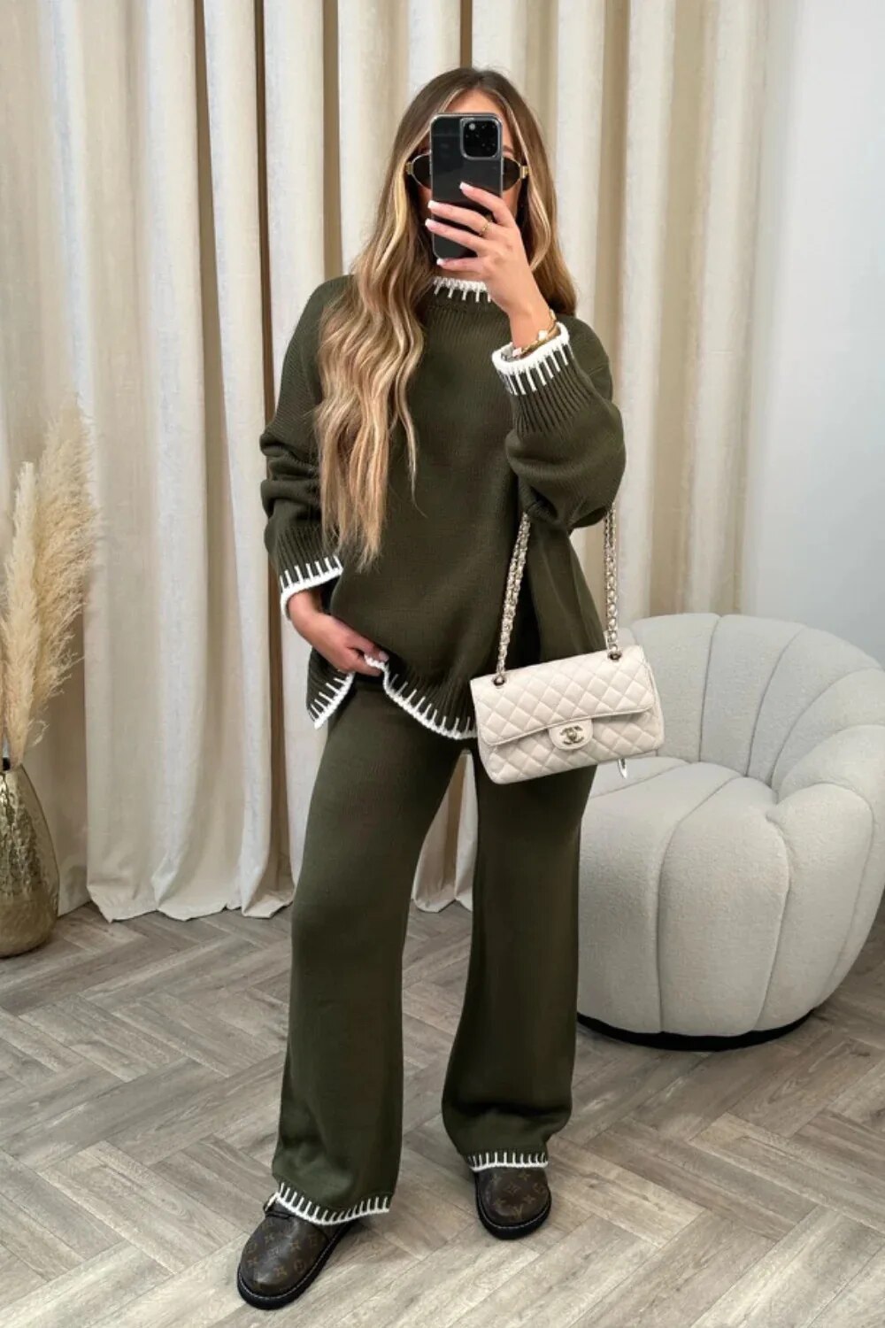 Gabrielle Chic Autumn Knit Set