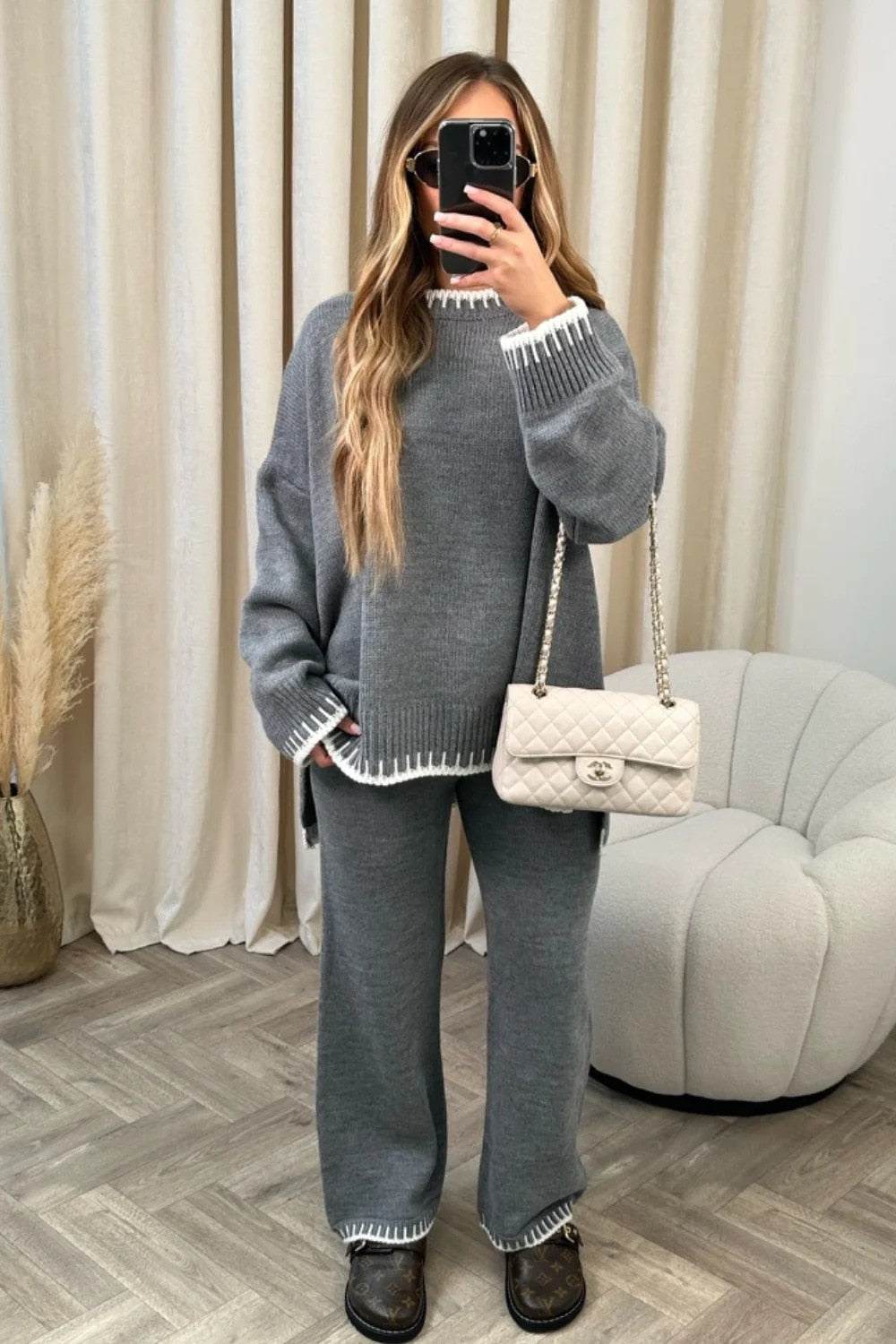 Gabrielle Chic Autumn Knit Set