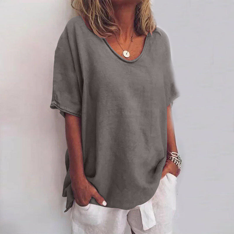 Thea Elegant Relaxed Chic Blouse