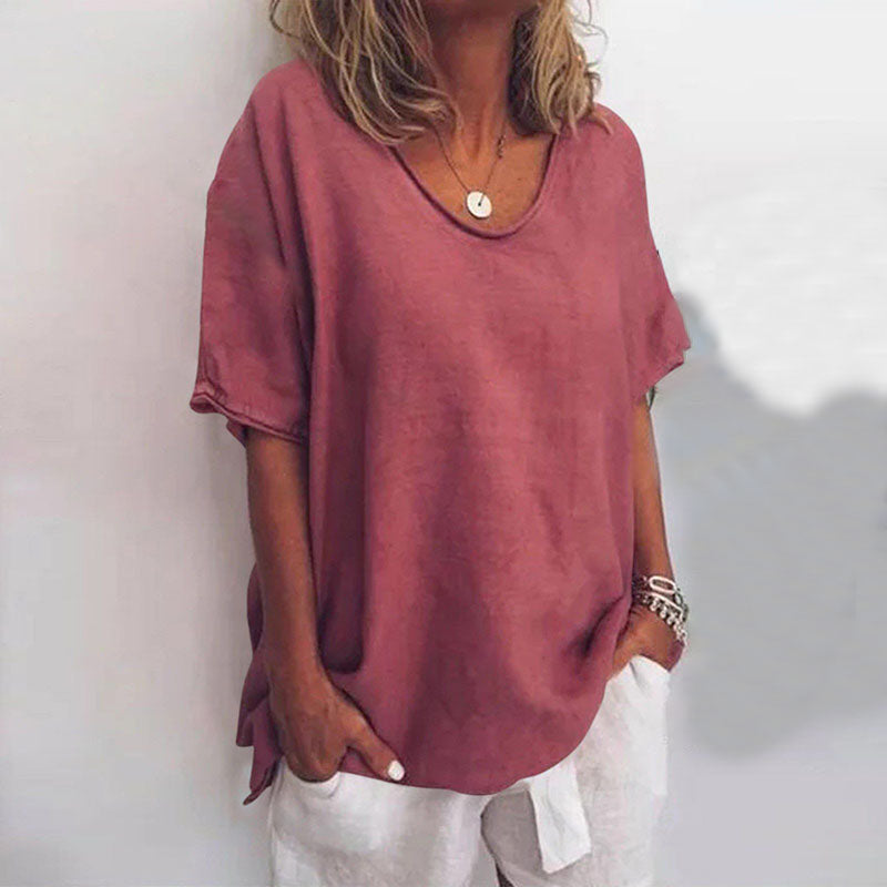 Thea Elegant Relaxed Chic Blouse