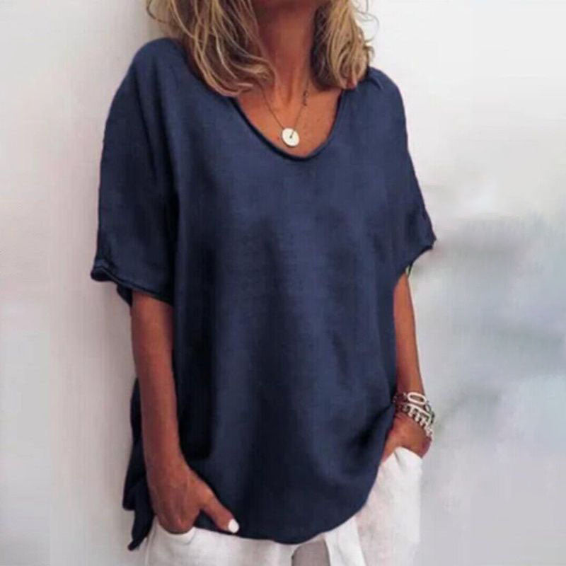 Thea Elegant Relaxed Chic Blouse