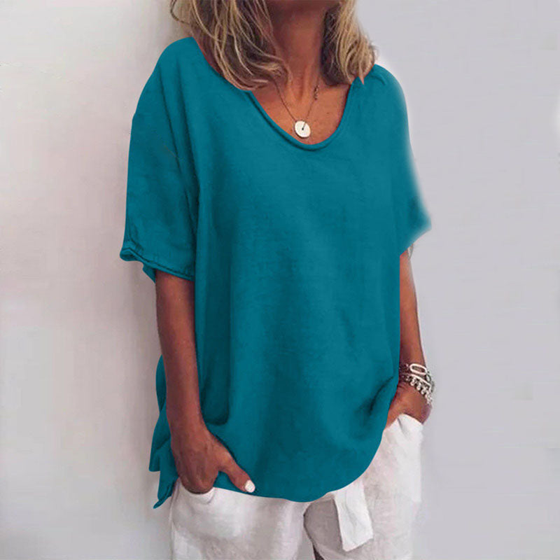 Thea Elegant Relaxed Chic Blouse