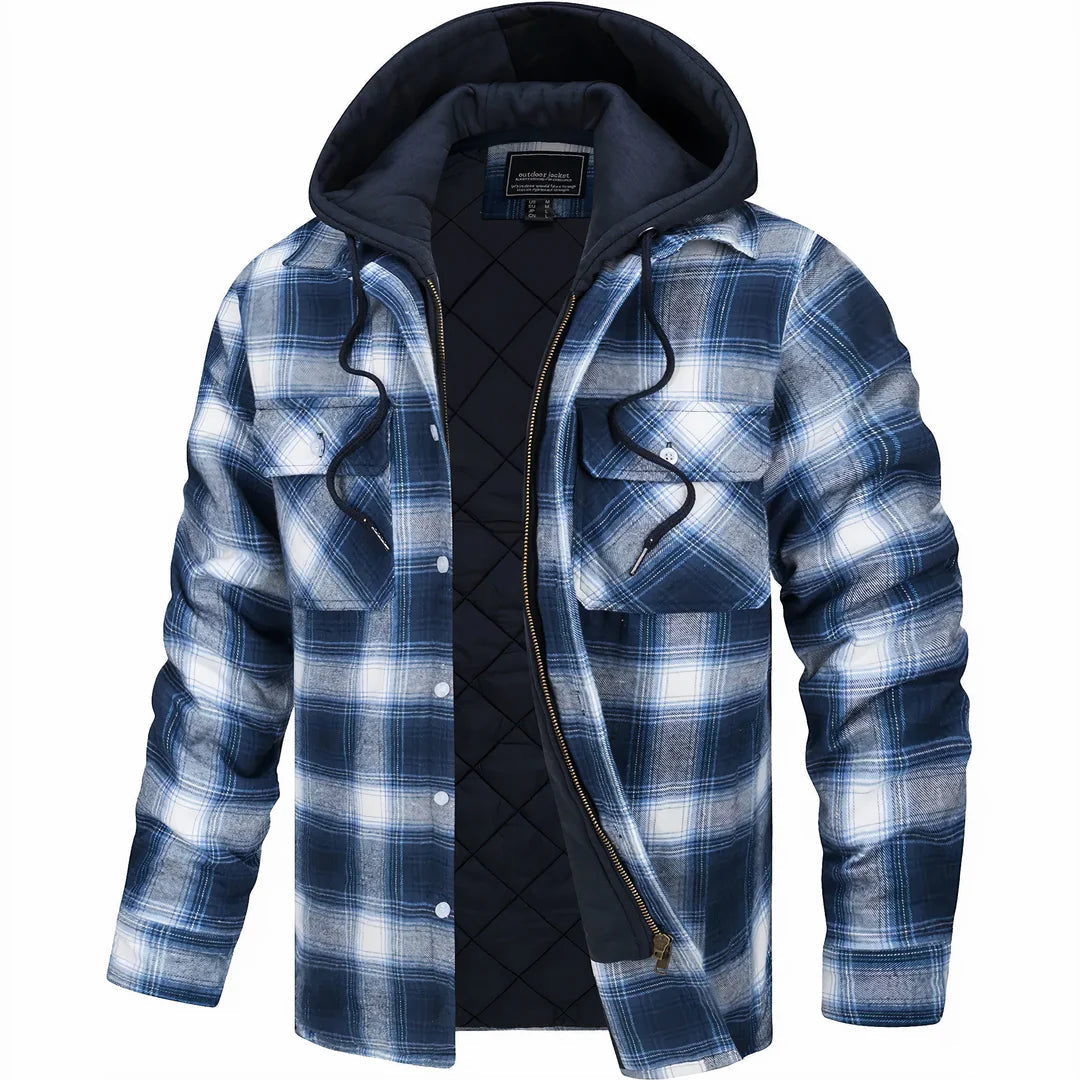 Danoir Paris Men's Premium Wool-Blend Coat