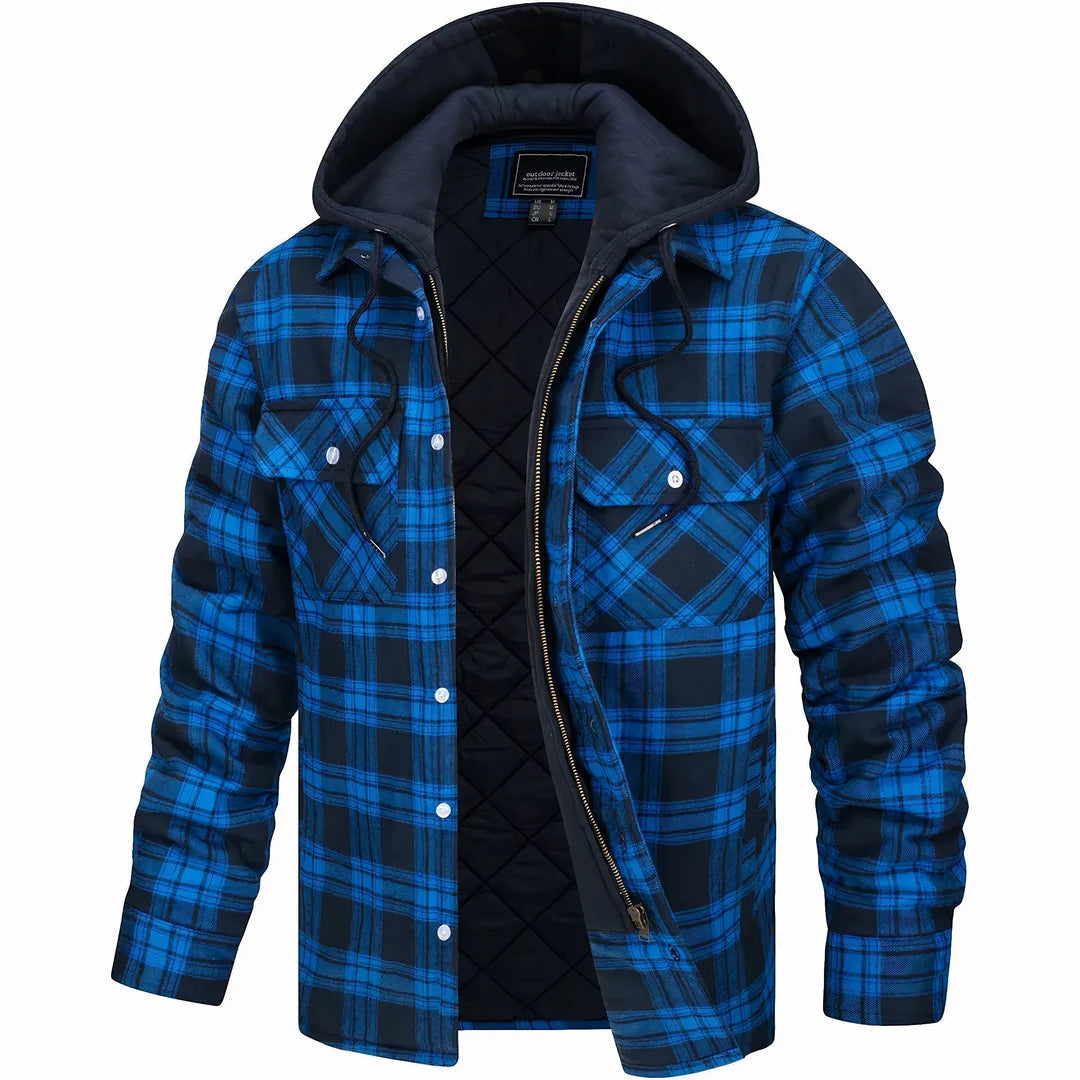 Danoir Paris Men's Premium Wool-Blend Coat