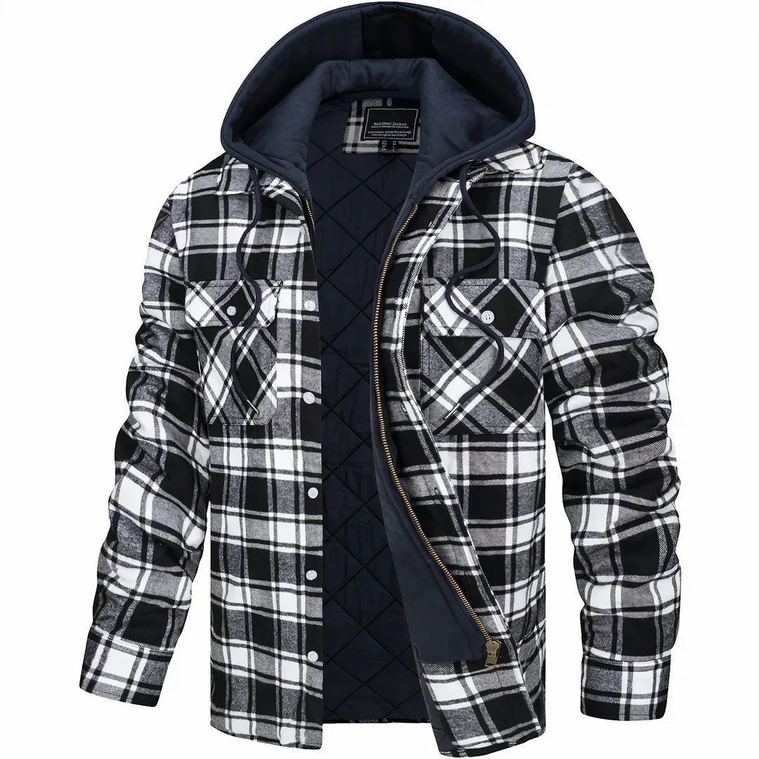 Danoir Paris Men's Premium Wool-Blend Coat