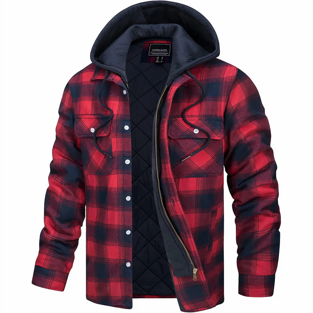 Danoir Paris Men's Premium Wool-Blend Coat