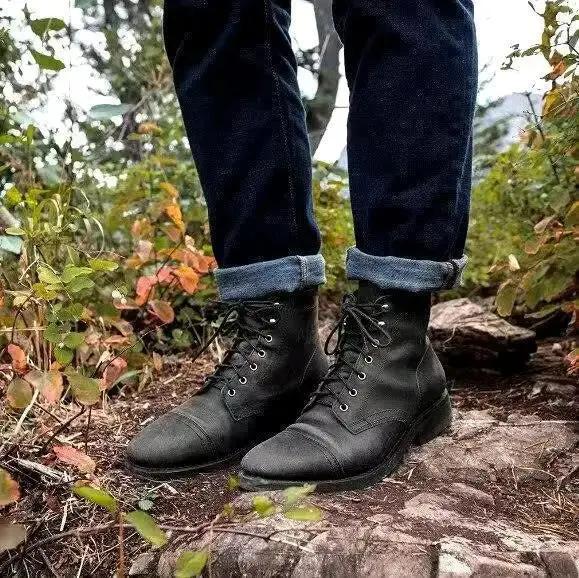 Jason Faux Leather Boots