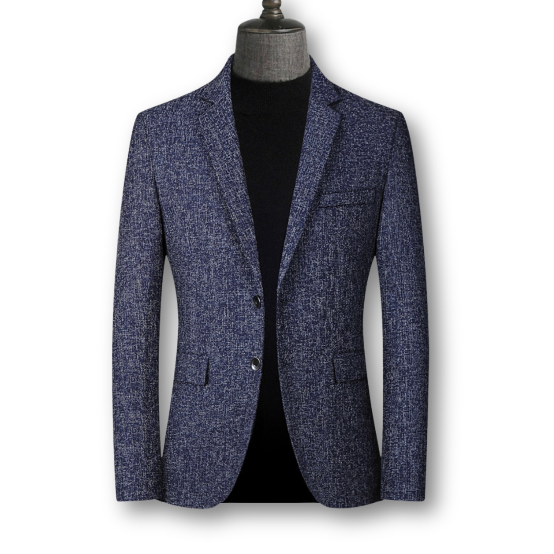 Danoir Paris Elegant Check Blazer