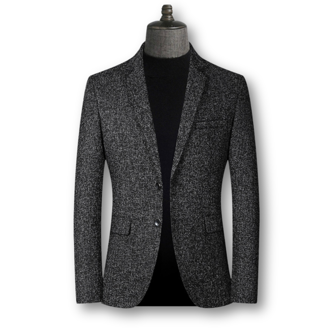 Danoir Paris Elegant Check Blazer