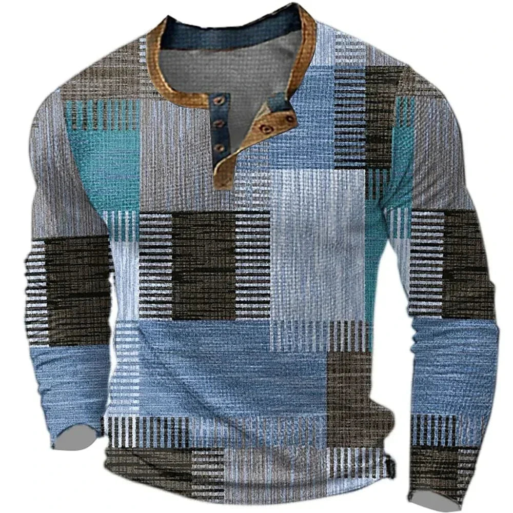 Danoir Paris Colourful Patchwork Men's Shirt