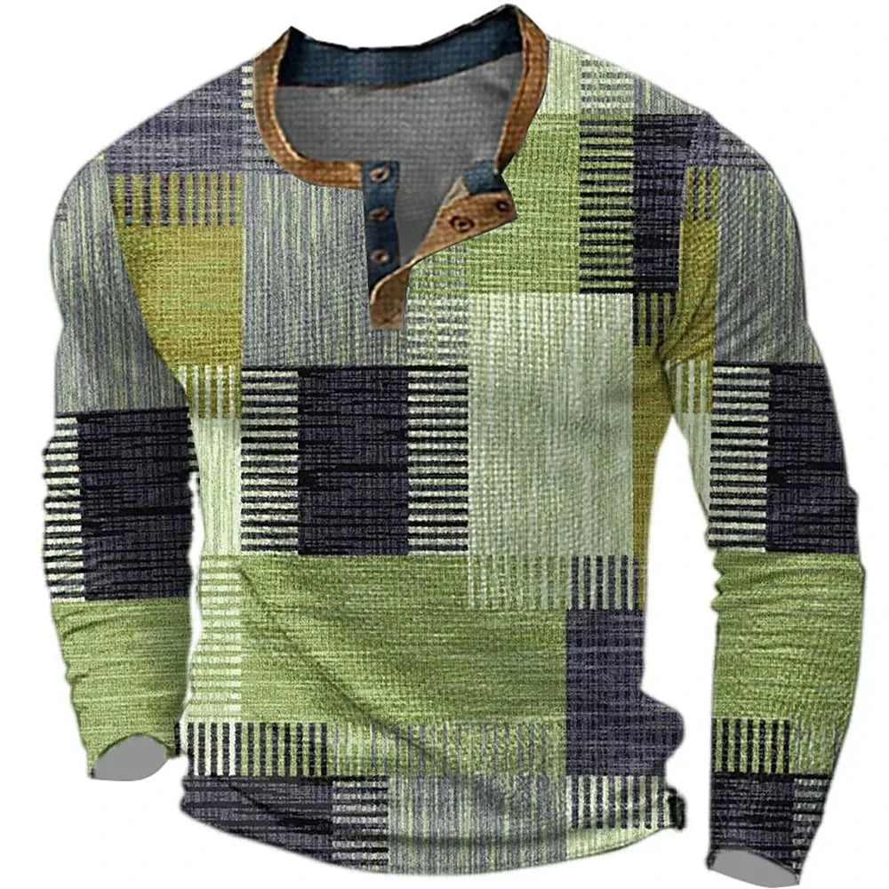 Danoir Paris Colourful Patchwork Men's Shirt