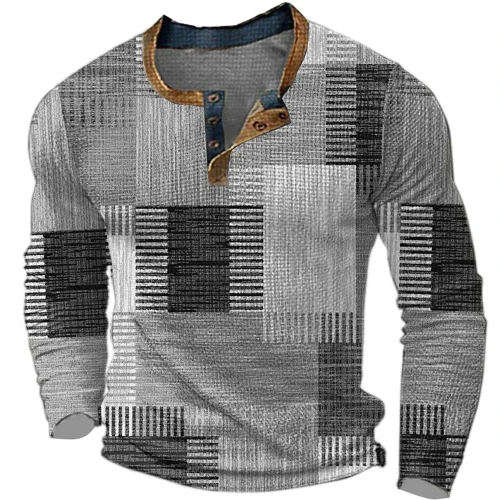 Danoir Paris Colourful Patchwork Men's Shirt
