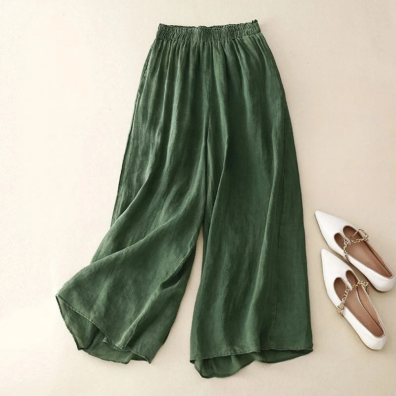 Nicolé Elegant Linen Pants