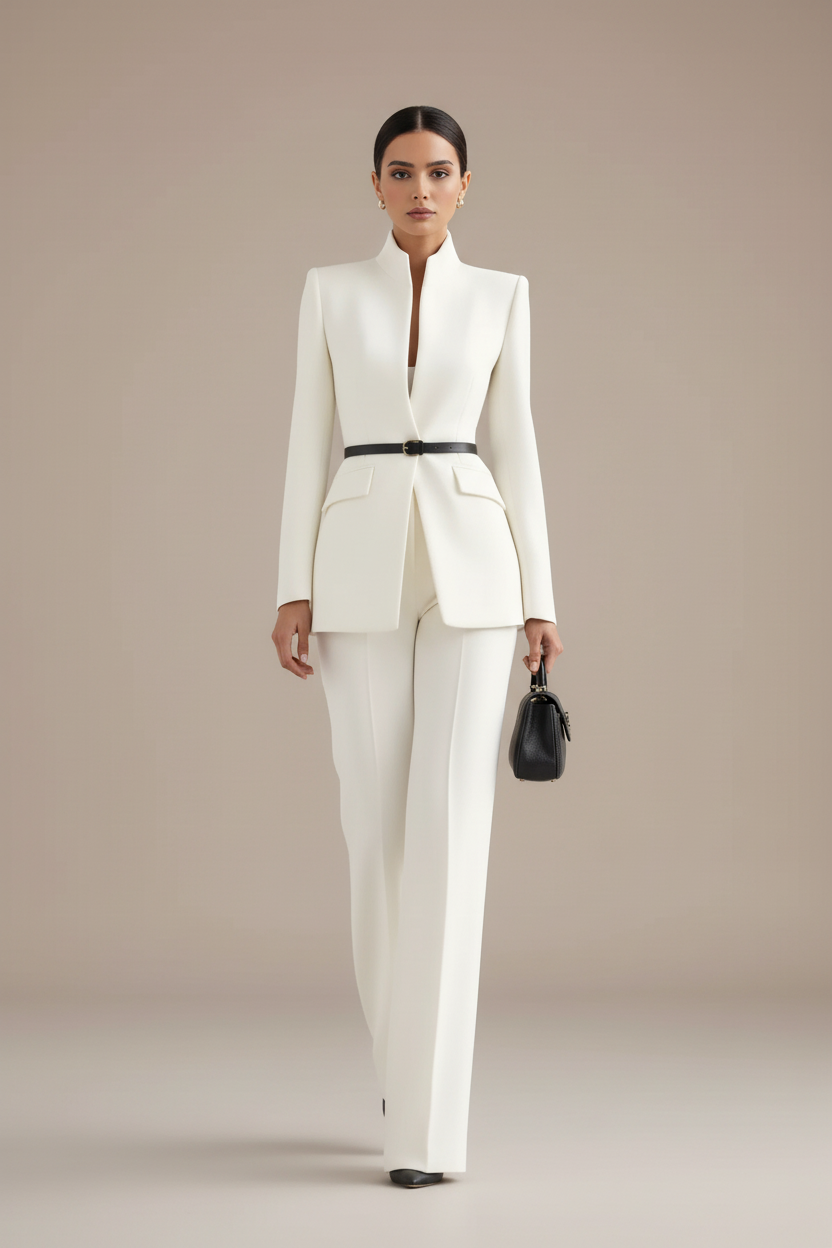 Gia Blazer & Palazzo Pants Set