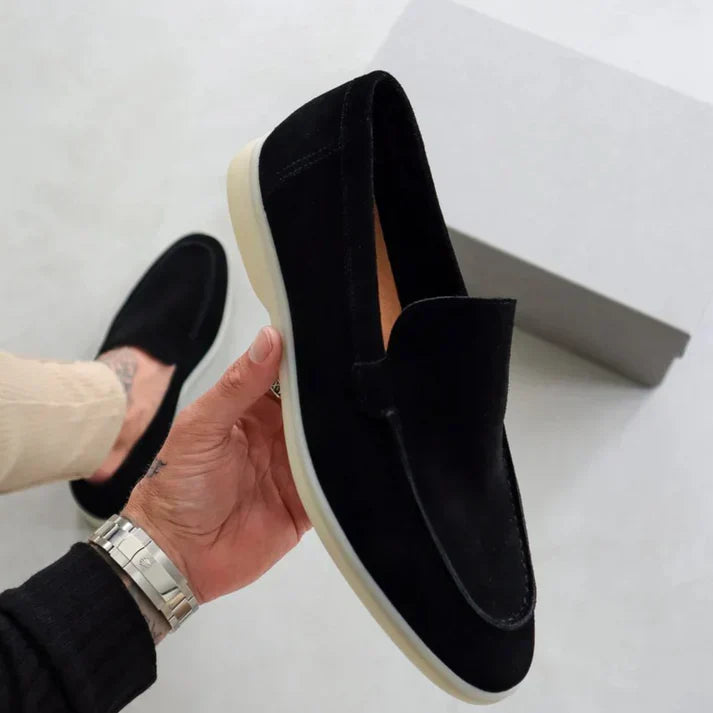 Danoir Paris Nové Elegant Suede Loafers