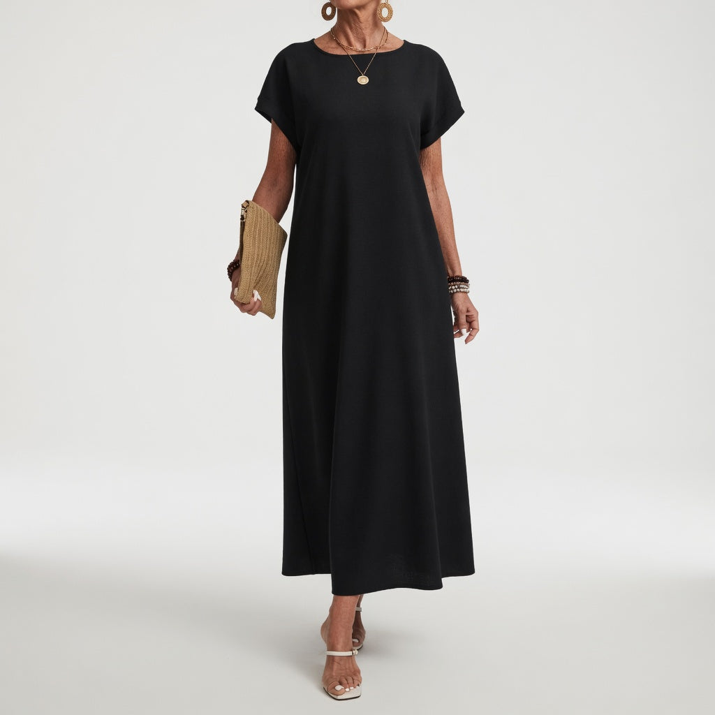 Margaux Elegant Minimalist Maxi Dress