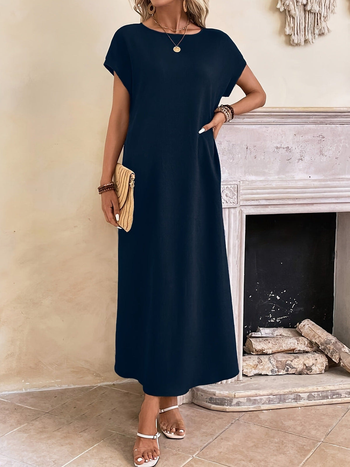 Margaux Elegant Minimalist Maxi Dress