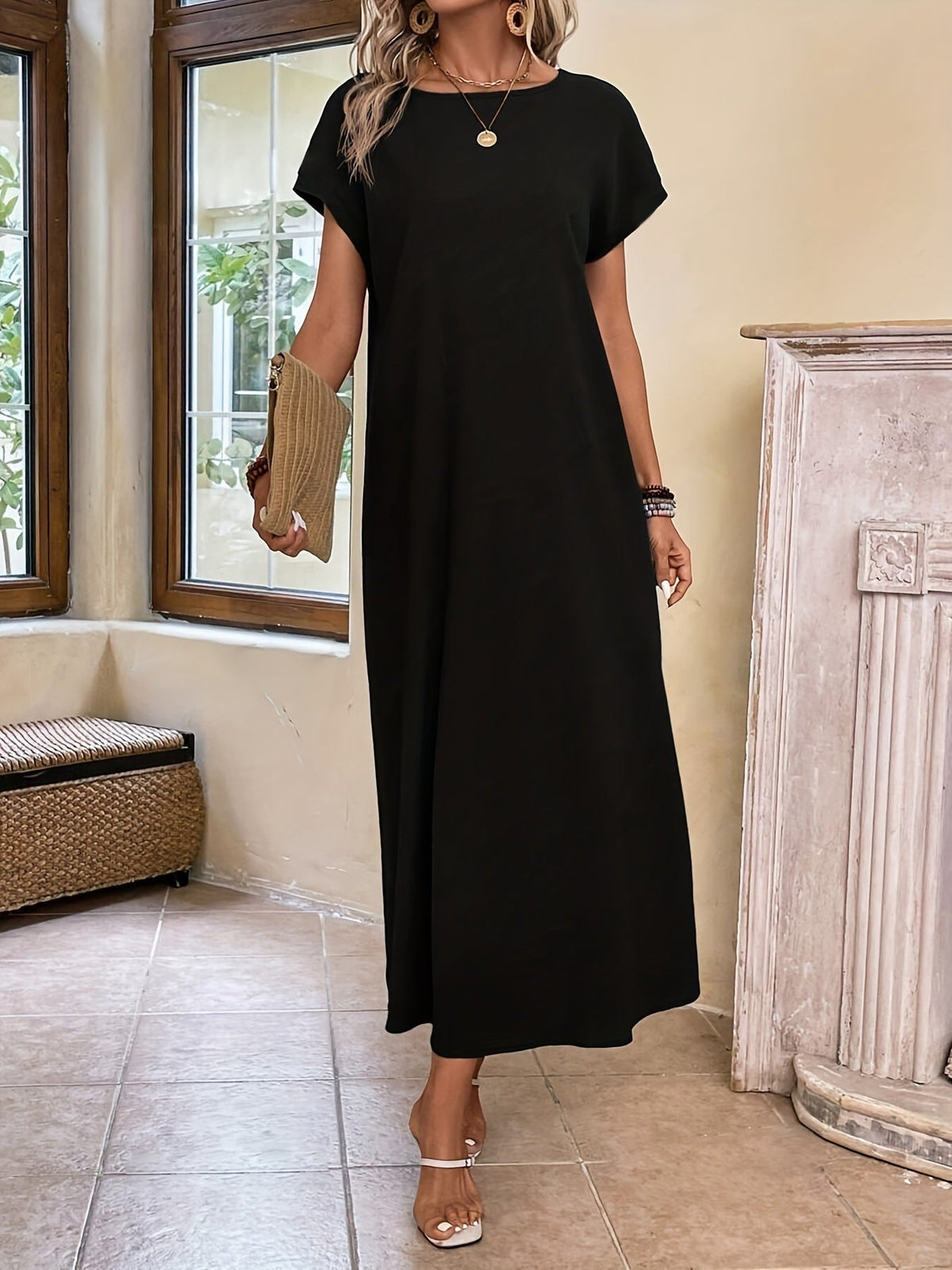 Margaux Elegant Minimalist Maxi Dress