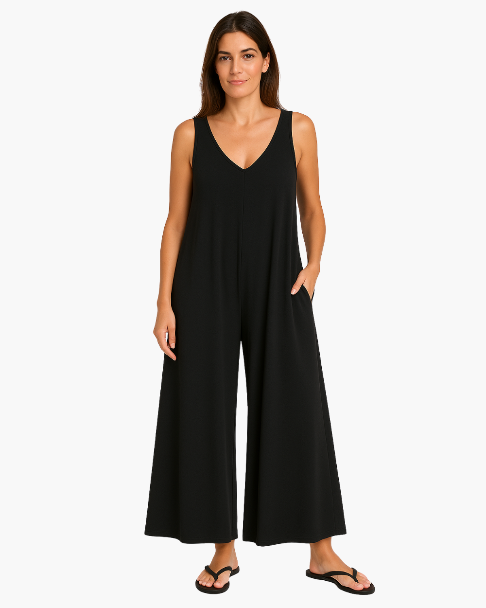 Marnia Relaxed Sleeveless Jumpsuit