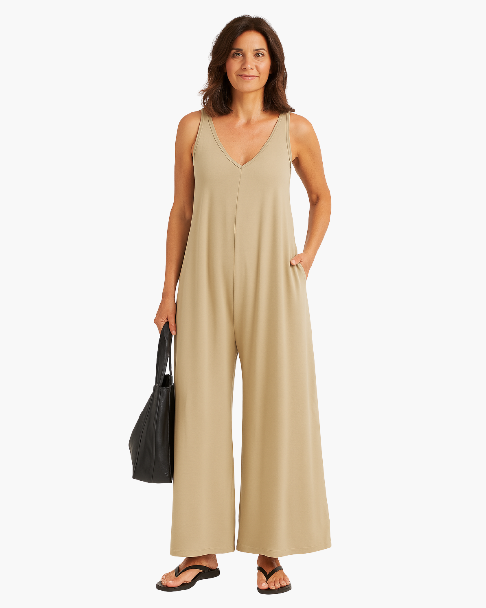 Marnia Relaxed Sleeveless Jumpsuit