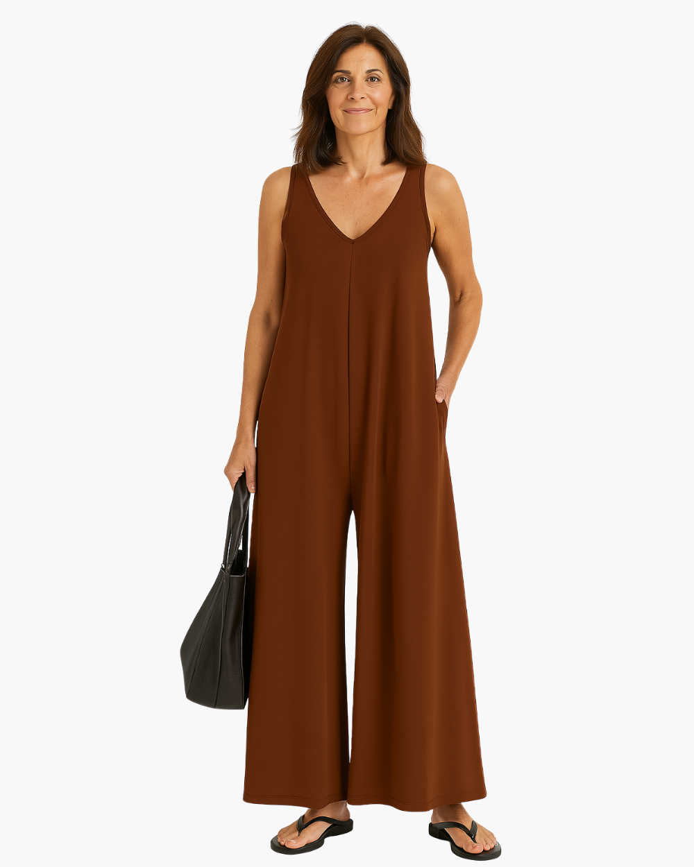 Marnia Relaxed Sleeveless Jumpsuit