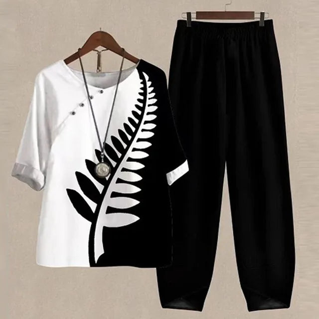 Lilou Comfy & Chic Shirt and Pants Set