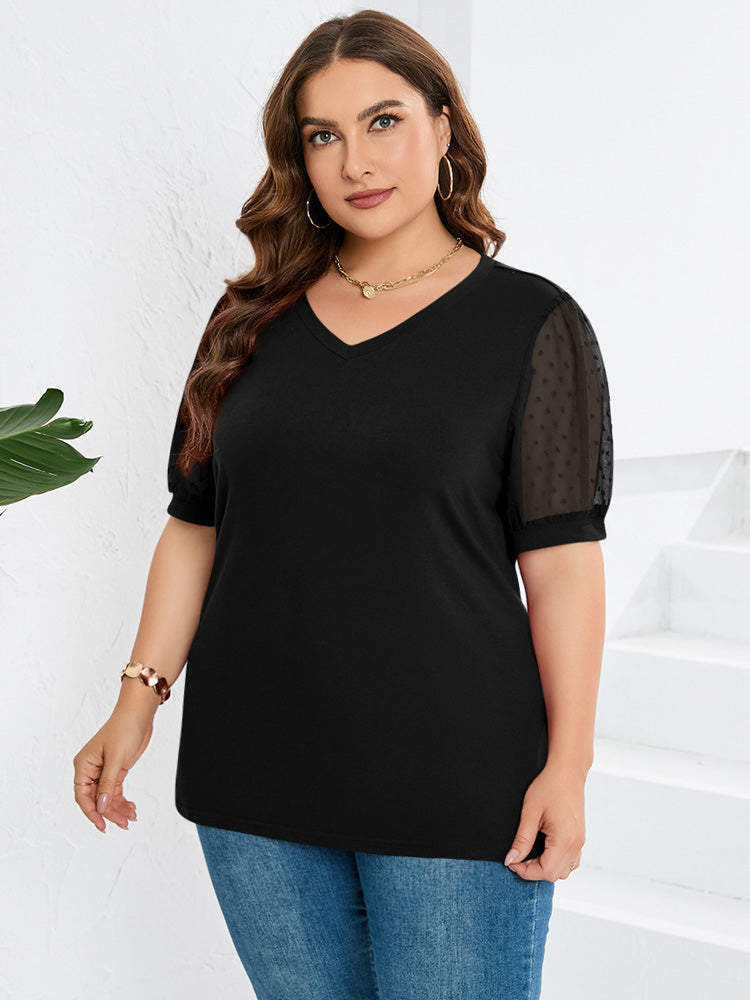Élise Casual V-Neck Top