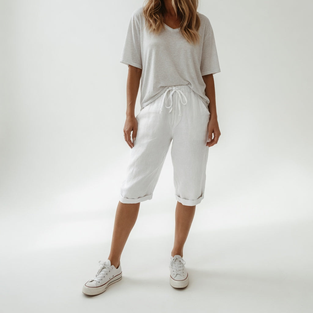 Fernande Relaxed Cotton Bermuda Shorts