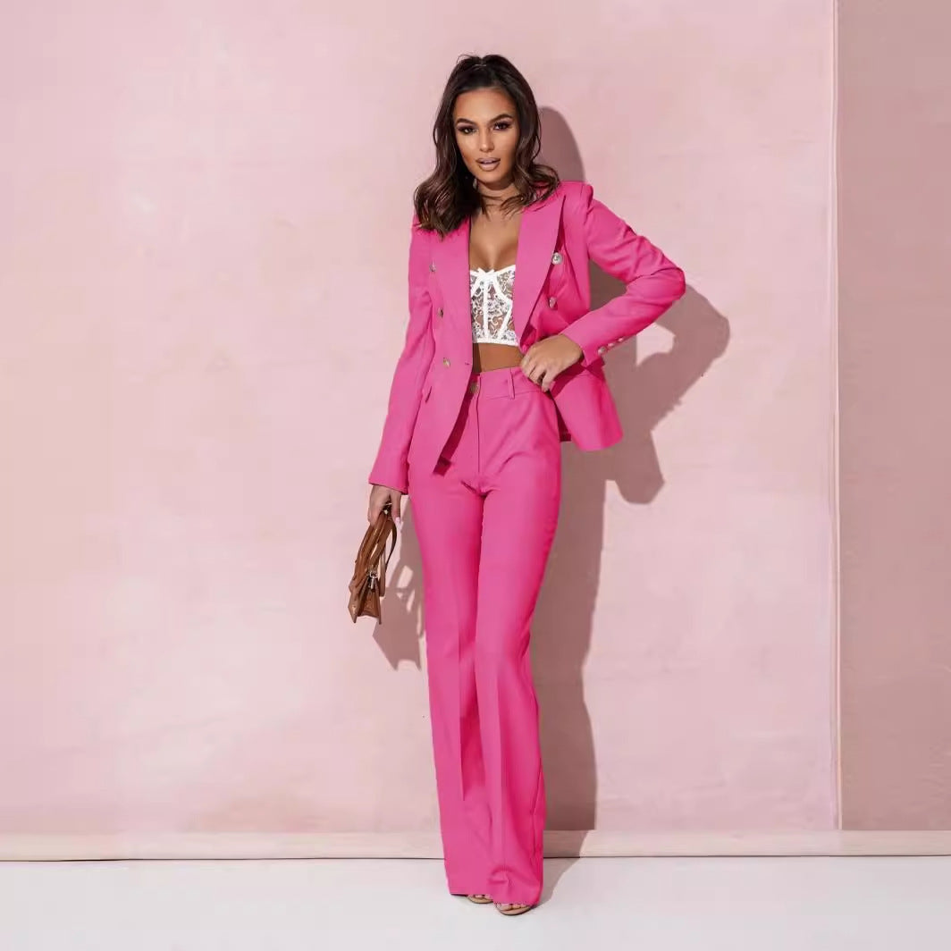 Elvire Elegant Double-Breasted Suit