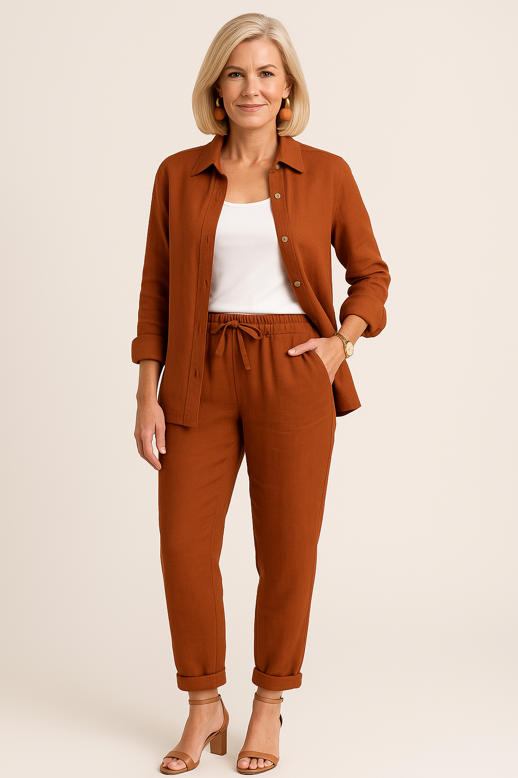 Perriane Chic Relaxed Set