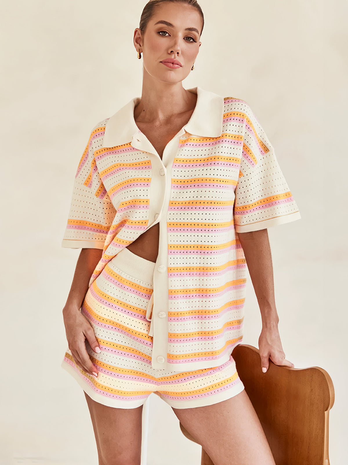 Katie Chic Spring Knit Set