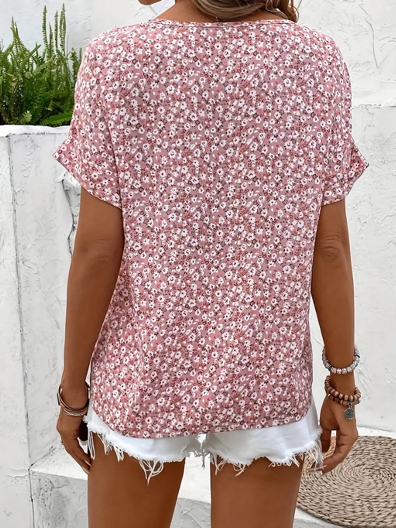 Jelena Elegant Floral Summer Top