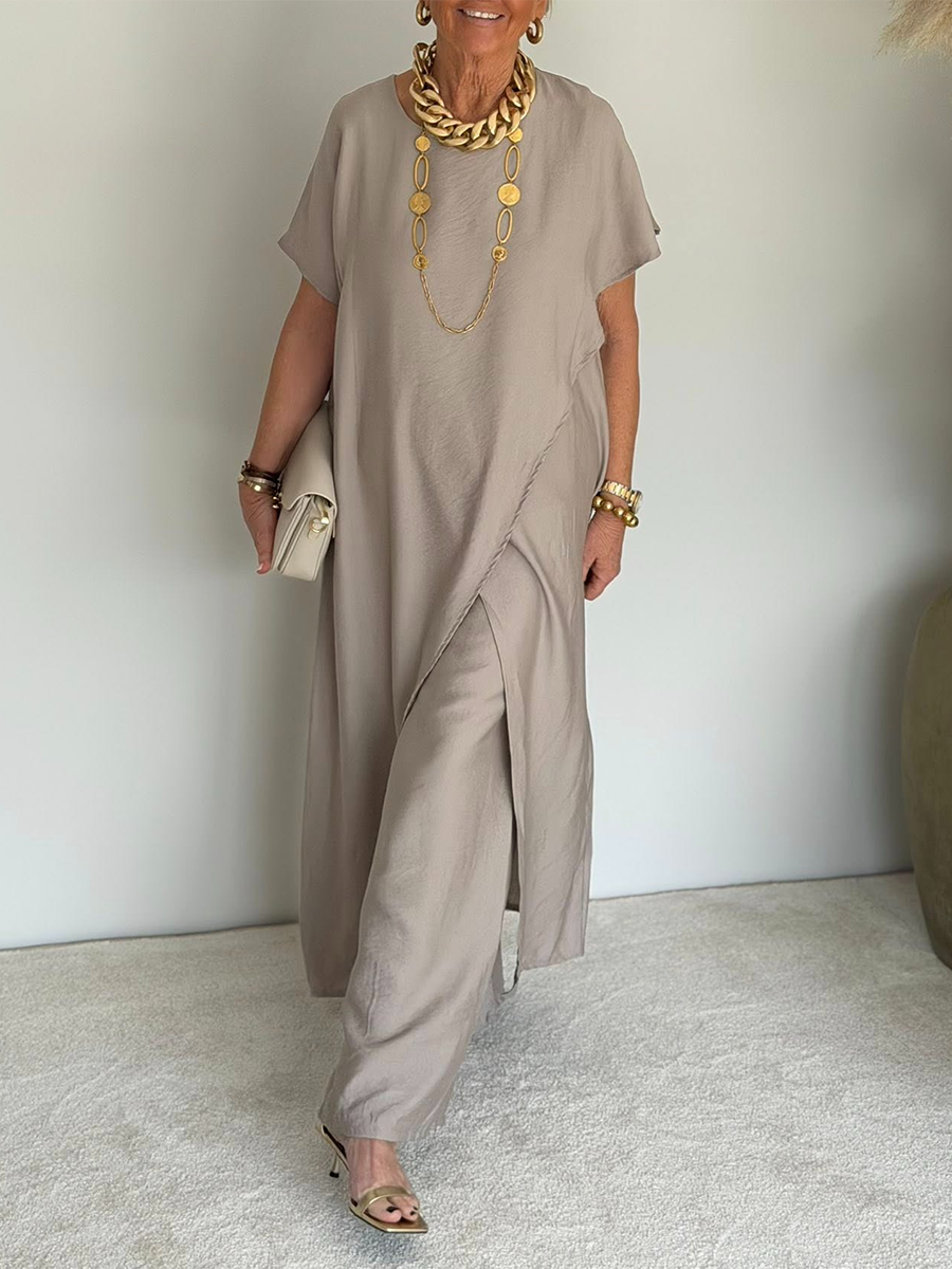 Solène Elegant Relaxed Asymmetric Set