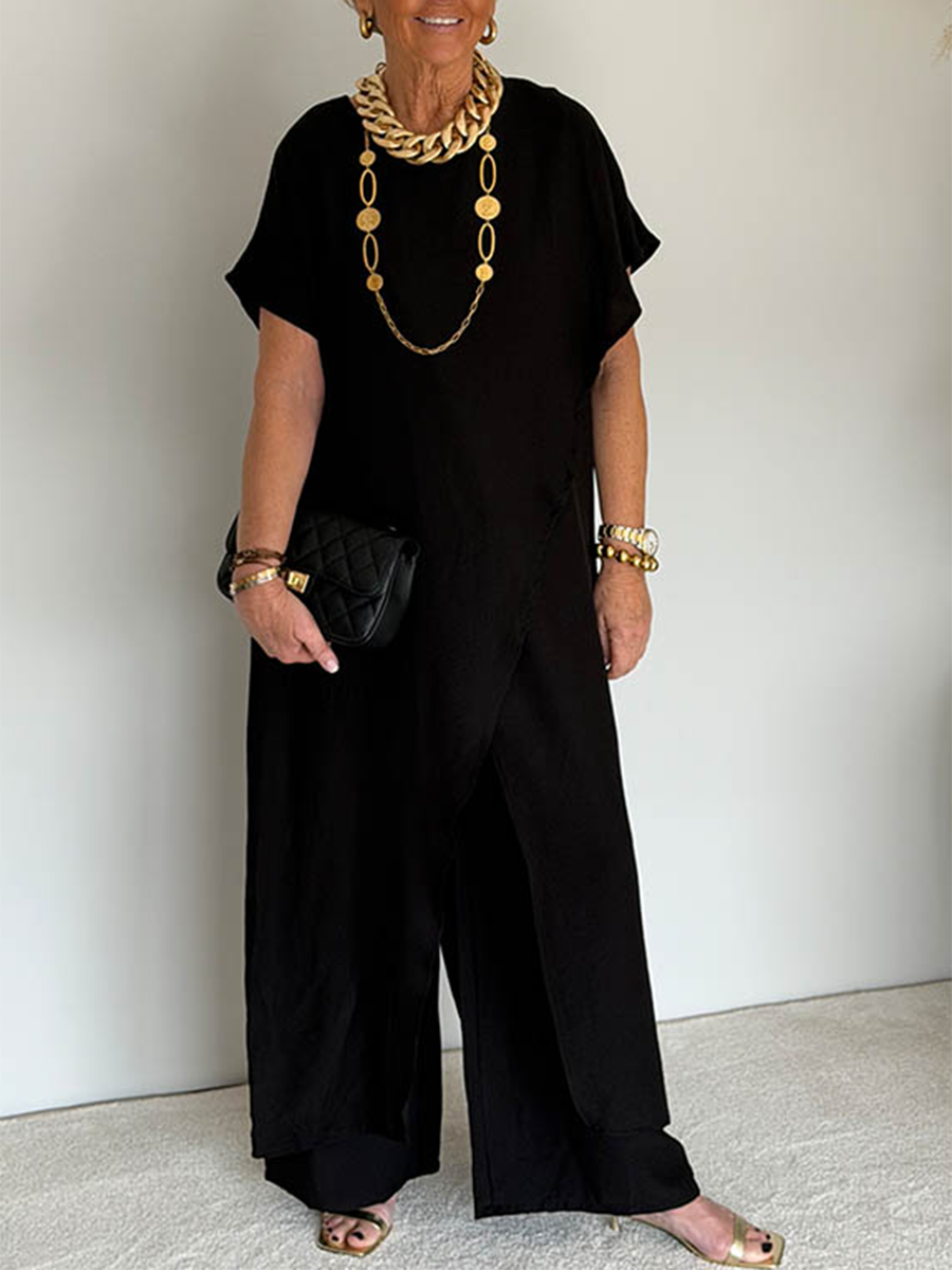 Solène Elegant Relaxed Asymmetric Set