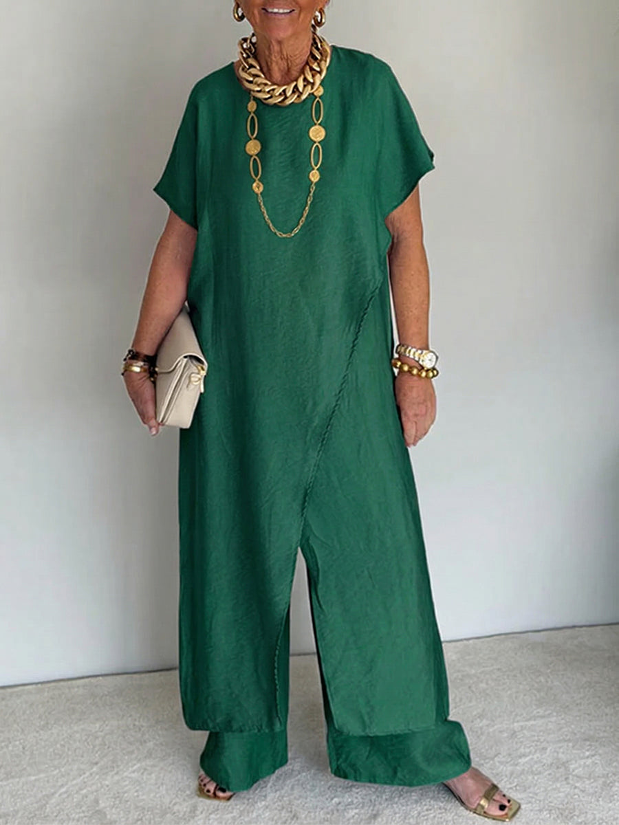 Solène Elegant Relaxed Asymmetric Set