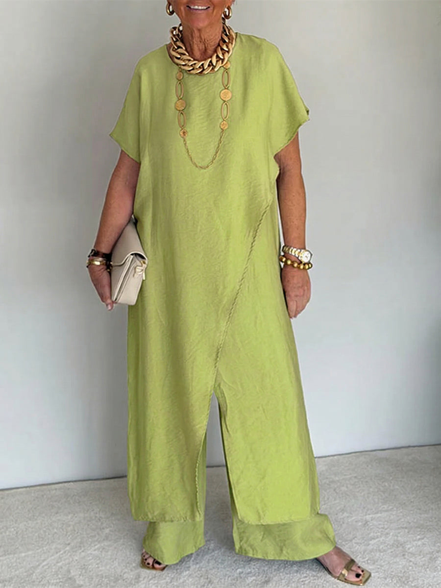 Solène Elegant Relaxed Asymmetric Set
